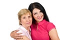 Beautiful mother and daughter hugging Royalty Free Stock Photo