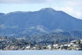 Beautiful Mount Tamalpais View From Richardson Bay In Tiburon Marin County Royalty Free Stock Photo