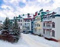 Beautiful Mount-Tremblant village Royalty Free Stock Photo