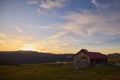 Mountain autumn landscape in Bucegi Mountains Romania Royalty Free Stock Photo