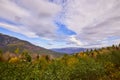 Mountain autumn landscape in Bucegi Mountains Romania Royalty Free Stock Photo