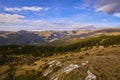 Mountain autumn landscape in Bucegi Mountains Romania Royalty Free Stock Photo