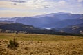 Mountain autumn landscape in Bucegi Mountains Romania Royalty Free Stock Photo