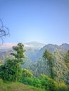Beautiful Mountain CIREMAI in Java, Indonesia. Royalty Free Stock Photo