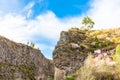 Beautiful mountain in Colca Canyon, Peru in South America Royalty Free Stock Photo