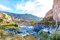 Beautiful mountain in Colca Canyon, Peru in South America Royalty Free Stock Photo