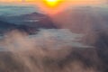 Mountain Fuji sunrise in Japan