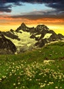 Beautiful mountain Gabelhorn, Switzerland Royalty Free Stock Photo