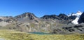 Beautiful mountain lake in the Andes, Cordillera Real, Bolivia