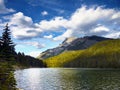 Beautiful Mountain Lake, Canadian Mountains