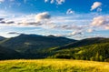 Beautiful mountain landscape in afternoon Royalty Free Stock Photo