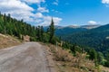 Beautiful mountain landscape in Ajara, beautiful valley