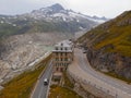 Furkapass with Belvedere Hotel, Switzerland.