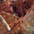 Beautiful mountain landscape in the canyon Fairy Tale, Kyrgyzstan