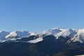 A beautiful mountain landscape in Romania Royalty Free Stock Photo