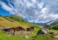 Beautiful Mountain Landscape in the Summer in the Alps, Switzerland