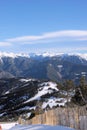 Beautiful mountain landscape - Vallnord, Principality of Andorra, Europe. Royalty Free Stock Photo