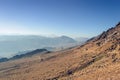 Beautiful mountain landscape, view from Mount Moses in Egypt on the Sinai Peninsula Royalty Free Stock Photo