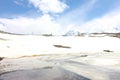 Beautiful mountain landscape with views of the Matterhorn Switzerland