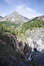 Beautiful mountain landscape and waterfalls.Russia