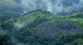 Beautiful mountain mist