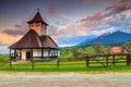 Beautiful mountain Orthodox Monastery,Bran,Transylvania,Romania,Europe
