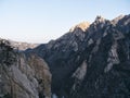 Beautiful mountain panorama in Seoraksan National Park