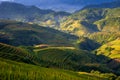 Beautiful rice terrace field on hill in Northern Vietnam Royalty Free Stock Photo