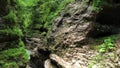 River in a mountain gorge, Guamka, Russia