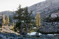 Beautiful Mountain Scenery in Sierra Nevadas, California Royalty Free Stock Photo