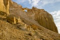 Beautiful mountain sierra in desert canyon Boszhira in Ustyurt plateau, Kazakhstan Royalty Free Stock Photo