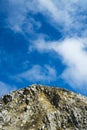 Beautiful mountain and sky along highway 1, california