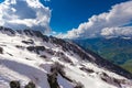 Ski Resort at Caucasus Mountains, Rosa Peak, Sochi, Russia.