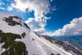 Ski Resort at Caucasus Mountains, Rosa Peak, Sochi, Russia.