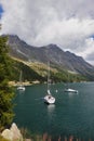 Beautiful mountain Swiss lake Royalty Free Stock Photo
