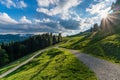 Beautiful mountain tour in spring to the Siplingerkopf from Balderschwang in the Allgau