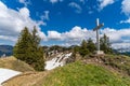 Beautiful mountain tour in spring to the Siplingerkopf from Balderschwang in the Allgau