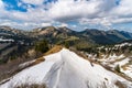 Beautiful mountain tour in spring to the Siplingerkopf from Balderschwang in the Allgau