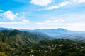 Beautiful mountain valley in Baguio city, Luzon, Phillippines Royalty Free Stock Photo