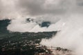 Beautiful mountain valley in Baguio city, Luzon, Phillippines Royalty Free Stock Photo