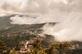 Beautiful mountain valley in Baguio city, Luzon, Phillippines Royalty Free Stock Photo