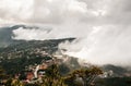 Beautiful mountain valley in Baguio city, Luzon, Phillippines Royalty Free Stock Photo