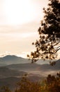 Beautiful mountain valley in Baguio, Luzon, Phillippines Royalty Free Stock Photo