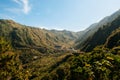 Beautiful mountain valley in Baguio, Luzon, Phillippines Royalty Free Stock Photo