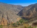 Beautiful mountain view in Colca Canyon, Peru in South America Royalty Free Stock Photo