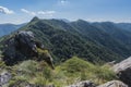 Beautiful mountain view from the entrances on the path to the Kozya Stena hut.