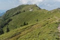 Beautiful mountain view from the hills on the path to the Eho hut. The Troyan Balkan is exceptionally picturesque and offers a