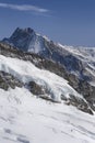 Beautiful mountain view from Jungfraujoch, Switzerland Royalty Free Stock Photo