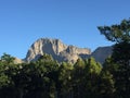 Beautiful mountain view in Paarl Royalty Free Stock Photo
