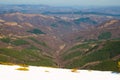 Beautiful mountain view from the path from Beklemeto to Kozya Stena, Troyan Balkan, Bulgaria